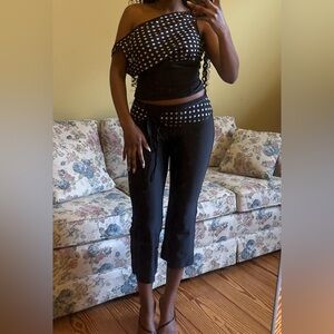 Fait Par Foutch Polka Dot Marie Capri & Remi Top